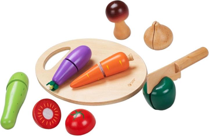 Actual product image Classic World Wooden vegetables