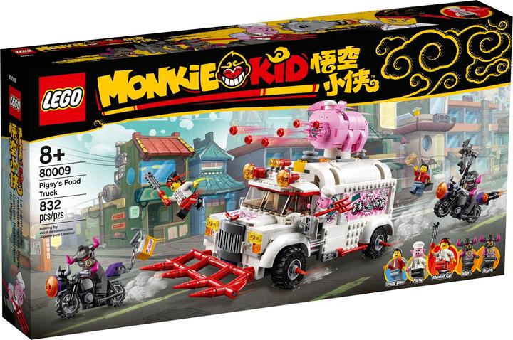 Actual product image LEGO Pigsy’s Food Truck (80009, LEGO Rare Sets, LEGO Monkie Kid)
