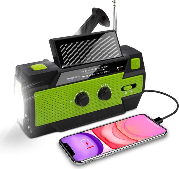 Image du produit Nigecue Radio solaire, portable (FM, AM)