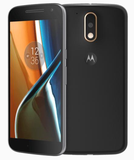 Actual product image Motorola Moto G4 (16 GB, Black, 5.50", Dual SIM + SD, 13 Mpx, 4G)