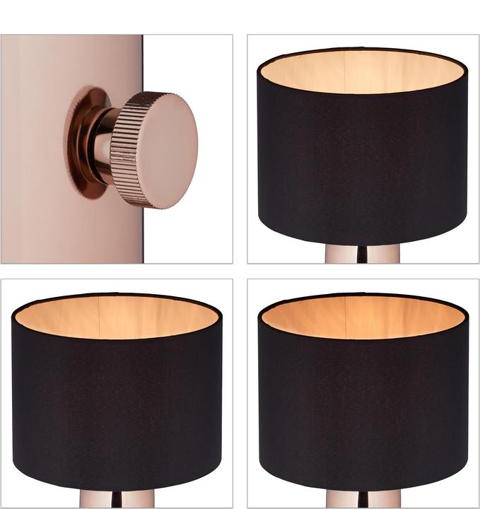 Image du produit Relaxdays Lampe de chevet (E14)