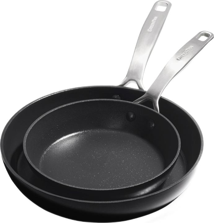 Immagine prodotto Greenpan Copenhagen 2-delige Pannenset met keramische antikleeflaag 20/28cm (28 cm, Casseruola con manico, Alluminio)