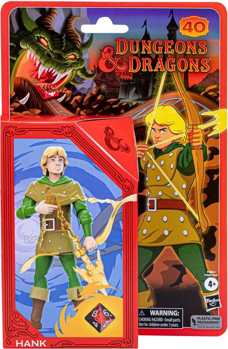 Produktbild Dungeons & Dragons Cartoon Classics 15 cm grosse Hank Ranger Action-Figur, D&D Spielzeug
