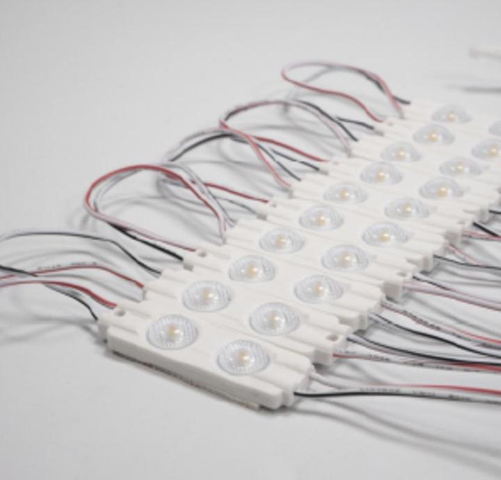 L&S LED Modulkette 24 V für Leuchtkästen (Kaltweiss, 70 cm, Outdoor)