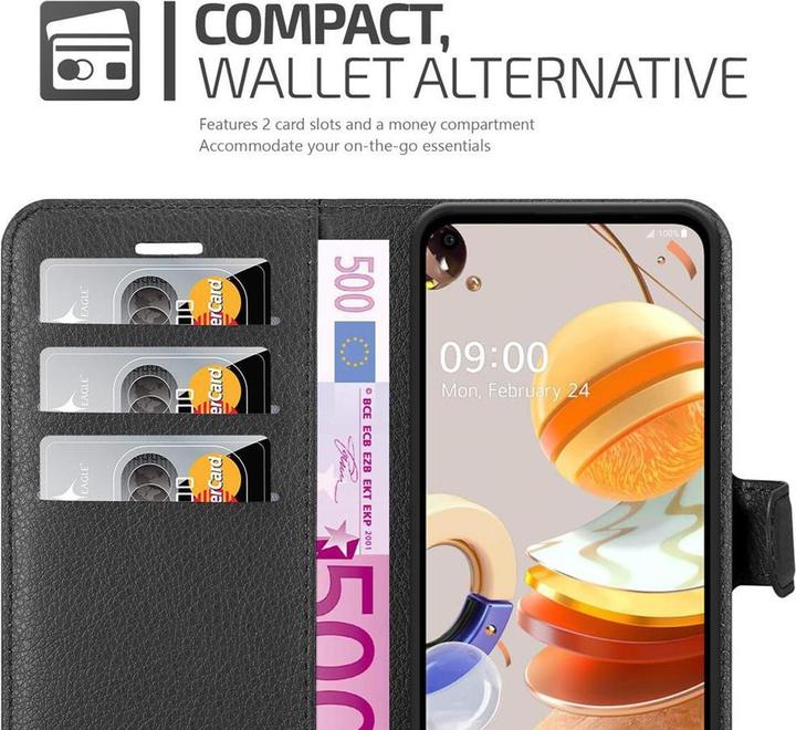 Produktbild Cadorabo Book mit Standfunktion Cover (LG K61)