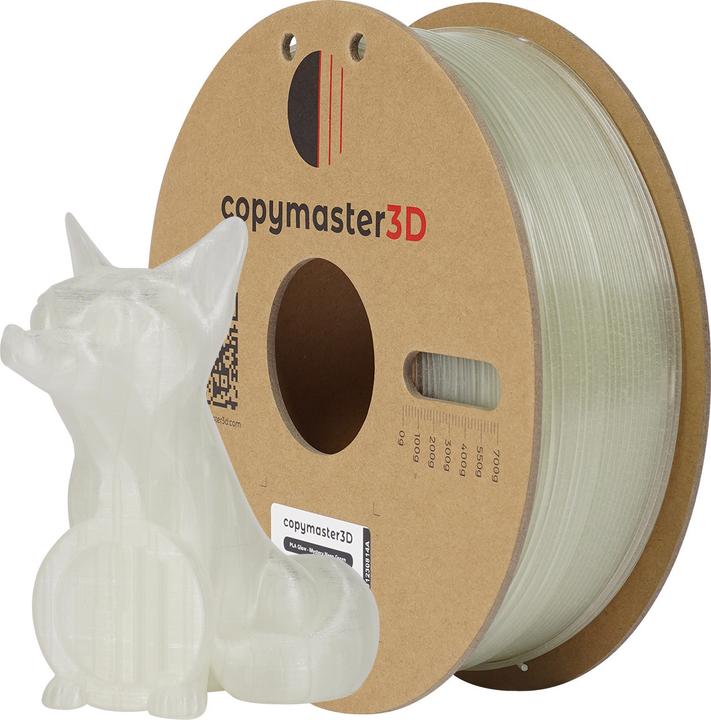 Image du produit Copymaster3D PLA Glow Filament for 3D Printer, 1.75 mm, glowing neon green (PLA, 1.75 mm, 1262 g, Multicolore)