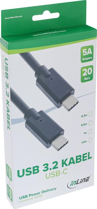 Produktbild InLine USB 3.2 Gen.2 Kabel (2 m, USB 3.2)
