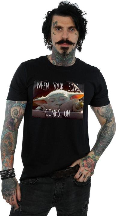 Produktbild Star Wars The Mandalorian The Child Song Meme TShirt (S)