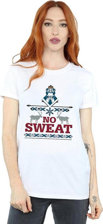 Image du produit Disney Frozen Femme/Les femmes No Sweat - T-shirt boyfriend en coton chiné (XL)