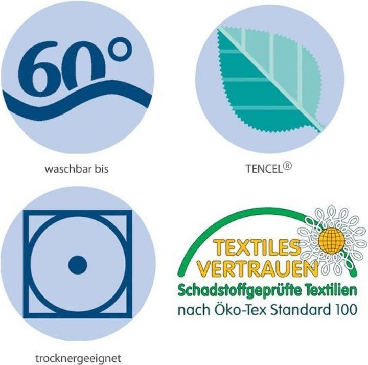 Produktbild Alvi Tencel Oberbett Set Vierjahreszeiten (80 x 80 cm)