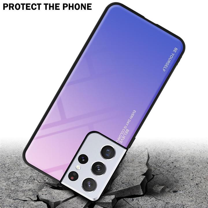 Produktbild Cadorabo TPU 2 Farben Glas Cover (Samsung Galaxy S21 Ultra)