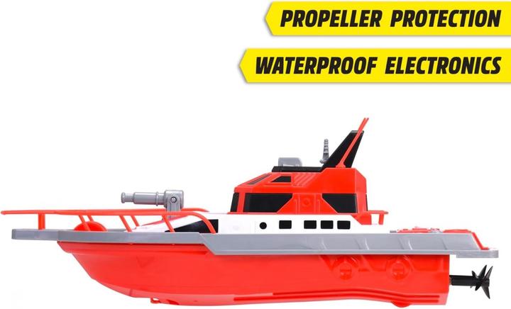 Actual product image Dickie RC steerable fire boat