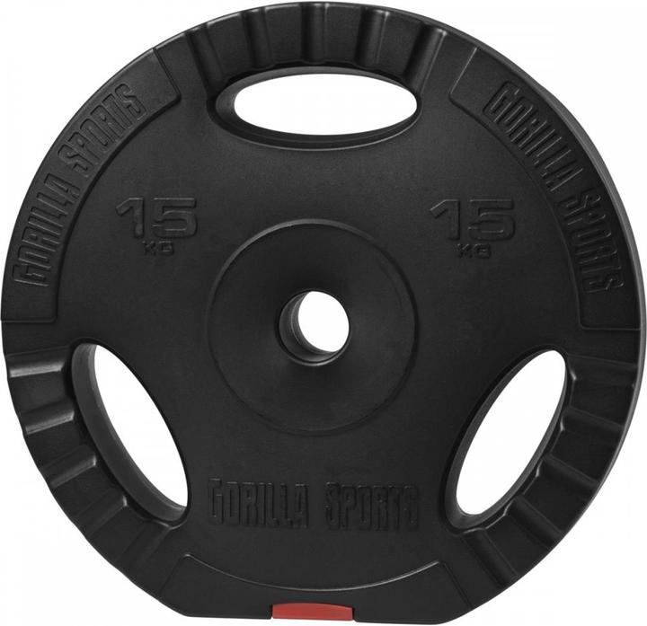 Image du produit Gorilla Sports Disques d'haltères (1 x 15 kg)