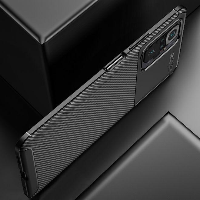 Actual product image MU Style Carbon Fiber TPU Softcase Series (Xiaomi Redmi Note 10 Pro)