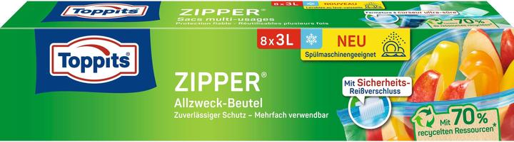 Toppits Zipper 8 x 3L (8 x)