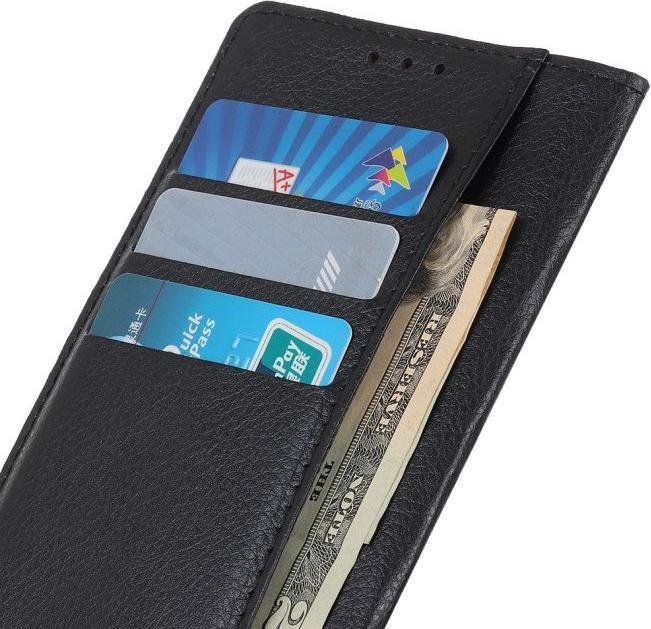Actual product image MU Classic Litchi Leather Bookcover Series (Samsung Galaxy A34 5G)