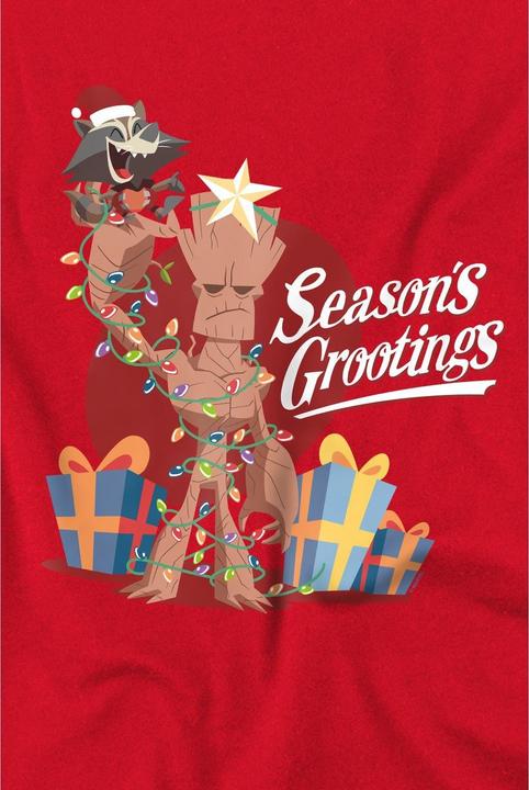 Actual product image Guardians of the Galaxy Mens Seasons Grootings T-Shirt (XXL)