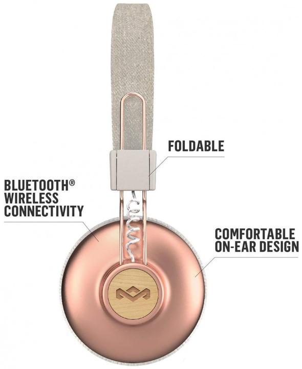 Image du produit House of Marley Casque Bluetooth supra-auriculaire Positive Vibration 2 (ANC, 10 h, Sans fil)