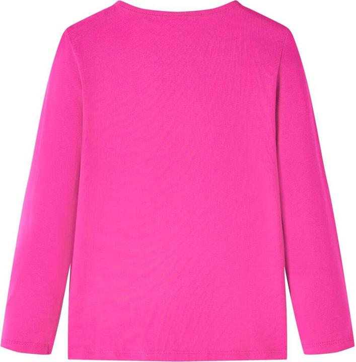 Produktbild VidaXL Kinder-Langarmshirt Dunkelrosa 140,Material: 95 % Baumwolle (140)