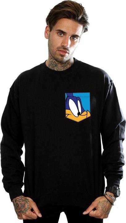 Immagine prodotto Looney Tunes Road Runner Face Faux Pocket Felpa Uomo (S)