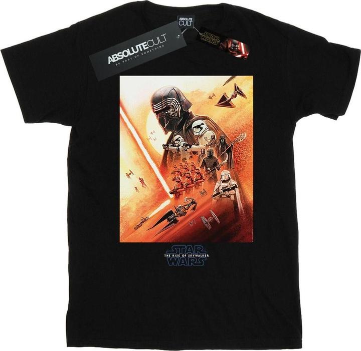 Actual product image Star Wars Boys First Order Poster T-Shirt (152, 158)