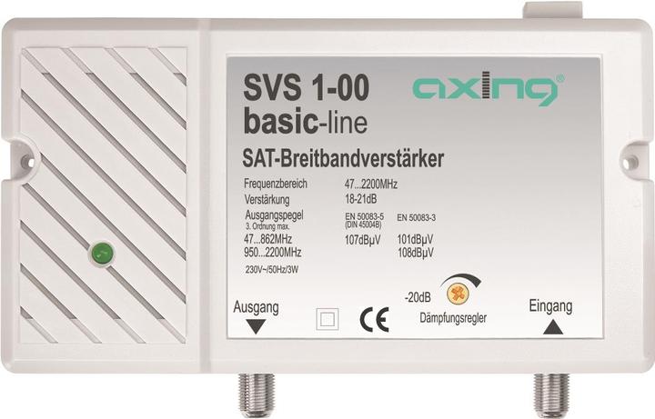 Actual product image Axing SVS 1-00 Broadband amplifier