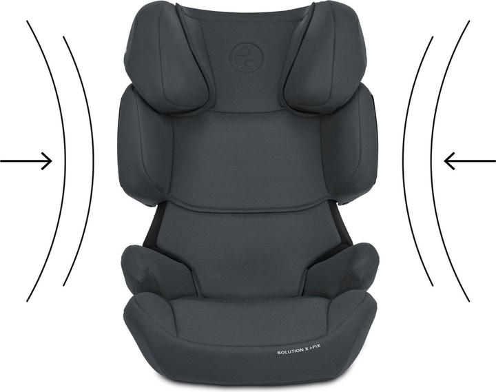 Produktbild Cybex SOLUTION X I-FIX Cobblestone Grey | dark grey (Kindersitz, ECE R129/i-Size Norm)