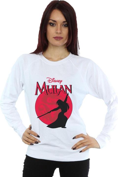 Actual product image Disney Womens/Ladies Mulan Dragon Silhouette Sweatshirt (S)