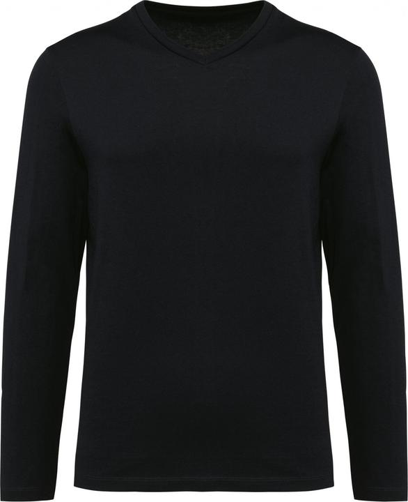 Actual product image Kariban Suprima long sleeve v-neck t-shirt (4XL)