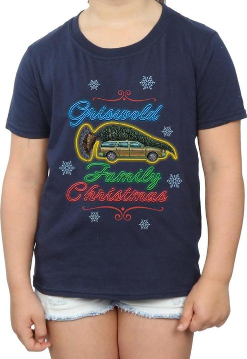 Immagine prodotto National Lampoon´s Vacation National Lampoon's Christmas Vacation Griswold Family Christmas Maglietta Ragazze (140, 146)