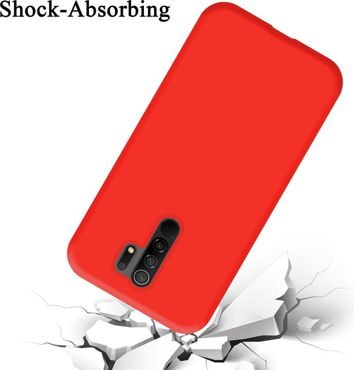 Actual product image Cadorabo TPU Liquid Silicone Case Cover (Xiaomi Redmi 9)