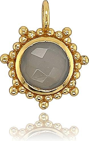 Produktbild Leyda Anhänger Stern (vergoldet 750 / 18 K Gold, Stein, Silber 925)