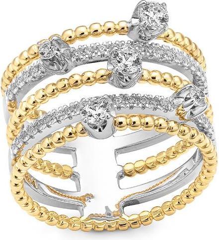 Produktbild Breuning RING - BRILL. 0,612 Ct. H/si (50, 750/18 K Gold)