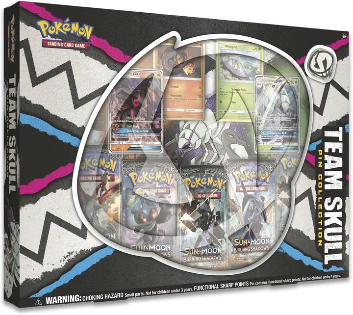Actual product image Pokémon Team Skull Pin Collection Box - EN (English, Box Set & Collection)
