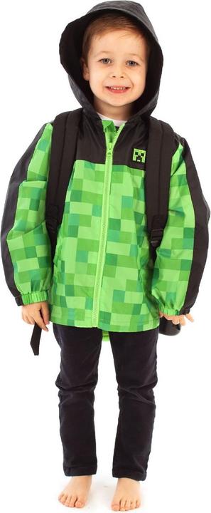Immagine prodotto Minecraft Giacca impermeabile da ragazzo con cappuccio (140)