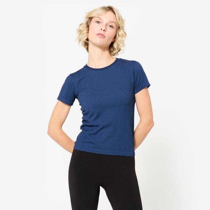 Actual product image Kimjaly T-Shirt Damen atmungsaktiv - nachtblau (XL)