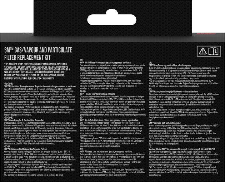 Actual product image 3M Half mask with changeable filters (A2P2, 1 x)