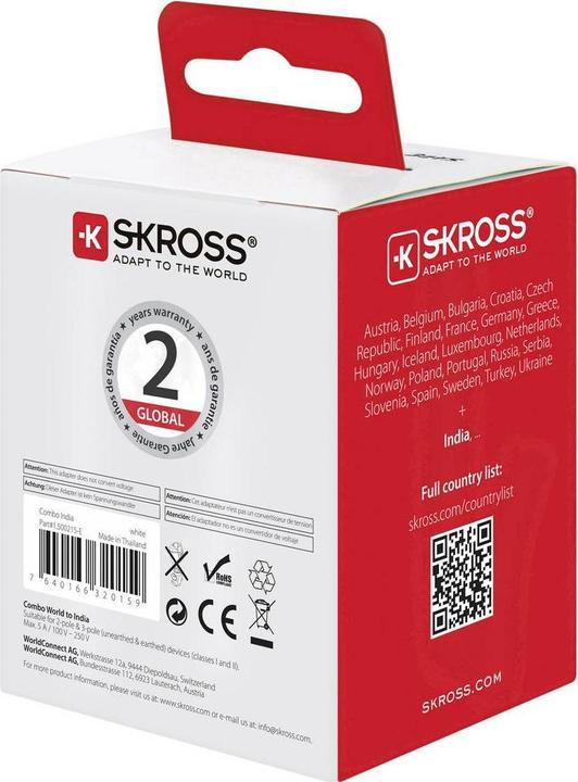 Immagine prodotto Skross Mondo Combo - India