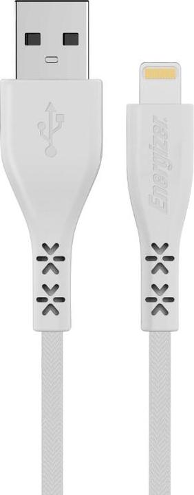 Actual product image Energizer Lifetime USB Lightning Cable Charge & Sync (1.2m) white (1.20 m, USB 2.0)