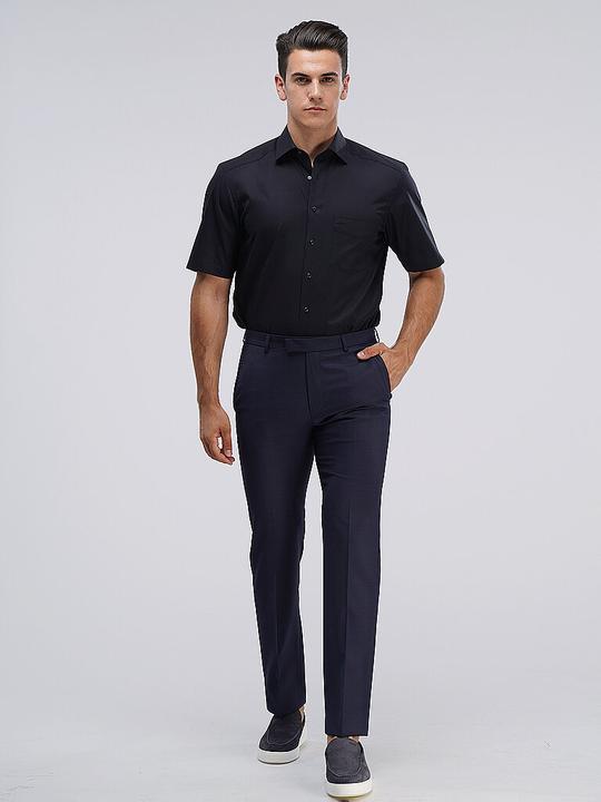 Image du produit Olymp Chemise Luxor noir/kent 1/2 manches Gr.46 (46)