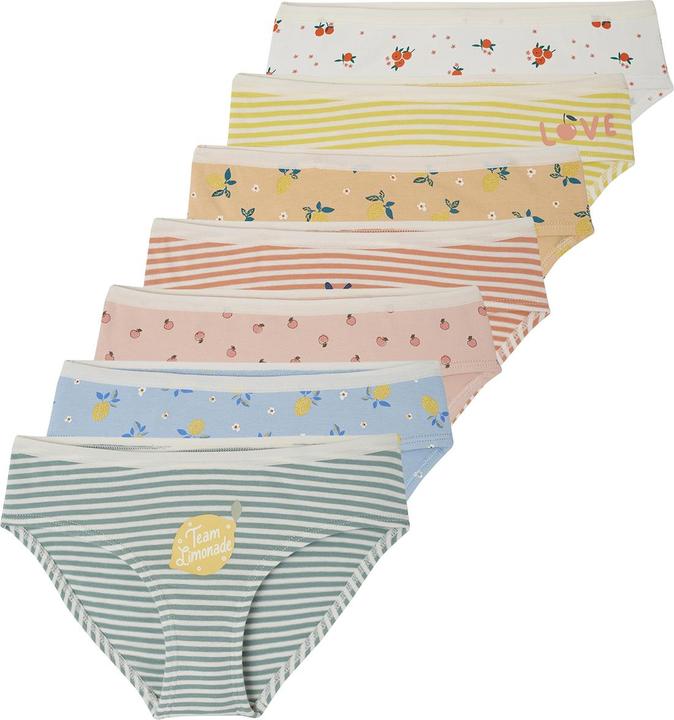 Produktbild Vertbaudet 7er-Pack Mädchen Slips mit Bio-Baumwolle (116, 7er Pack)