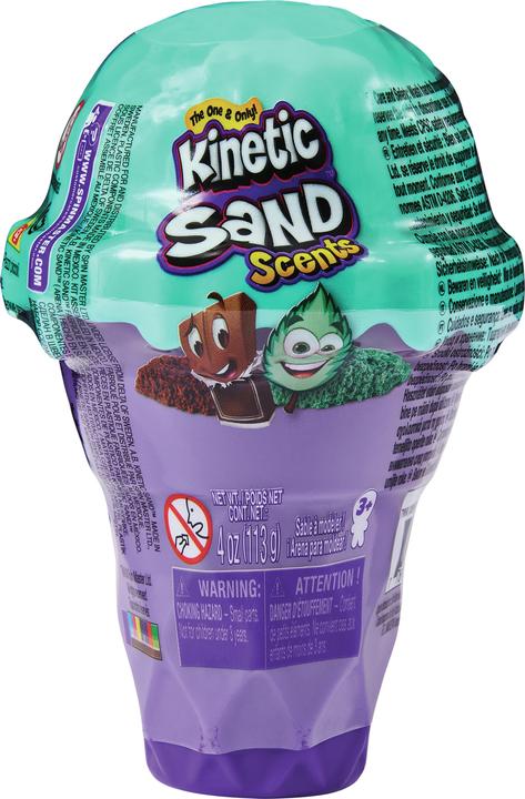 Actual product image Spin Master 6058757 KINETIC SAND Coni Gelato Ass.to sabbia cinetica, sabbia colorata