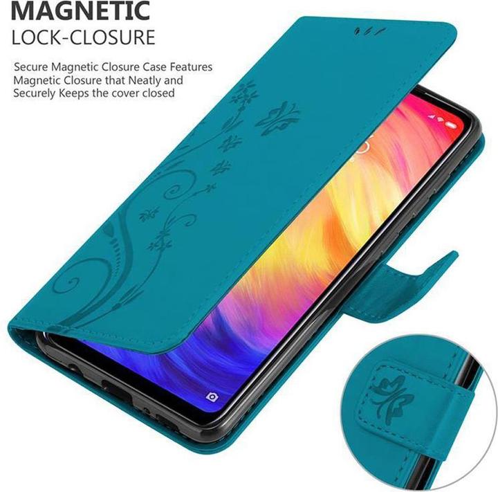 Immagine prodotto Cadorabo Copertina del libro a fiori (Xiaomi Redmi Note 7)