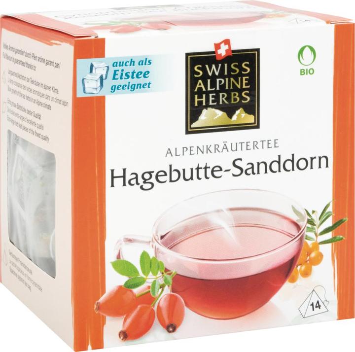 Actual product image Swiss Alpine Herbs Rosehip Sea Buckthorn (16.80 g)