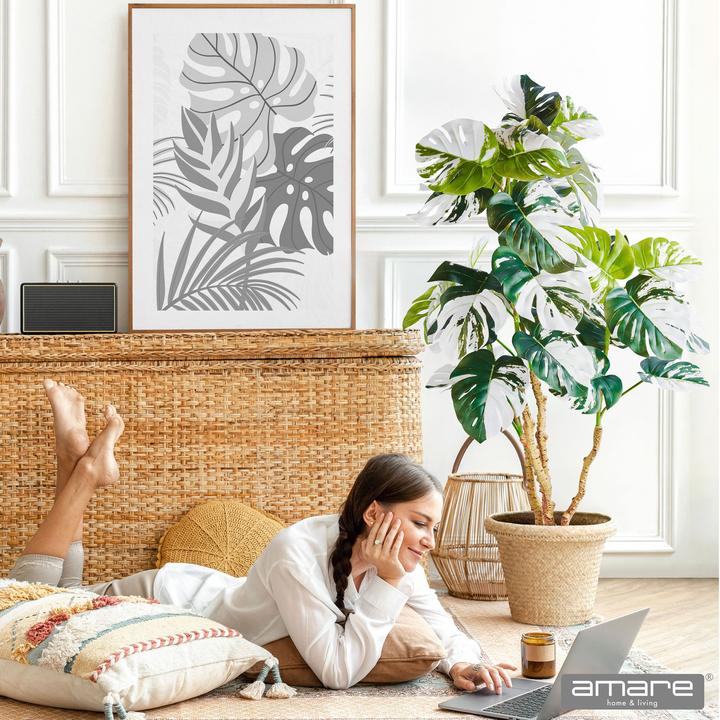 Produktbild Amare Dekopflanze Monstera deliciosa Variegata (110 cm)