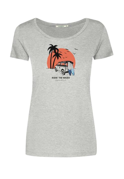 Actual product image Greenbomb Women's Nature Beach Trip Loves T-Shirt (XS)