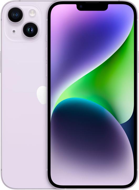 Produktbild Apple iPhone 14 Plus (128 GB, Purple, 6.70", SIM + eSIM, 12 Mpx, 5G)