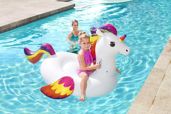 Actual product image Bestway Inflatable figure Fantasy Unicorn Ride-on