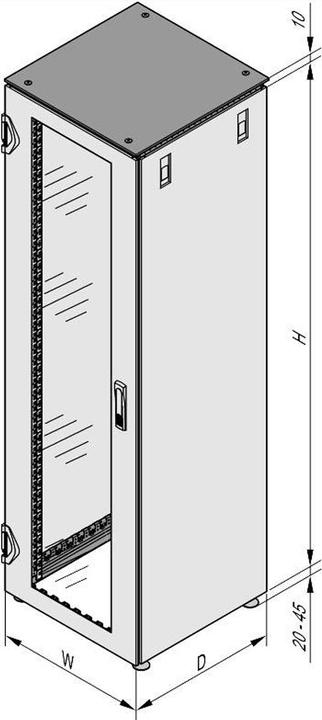 Immagine prodotto Schroff Varistar (1800 HE, Rack da 19 pollici)