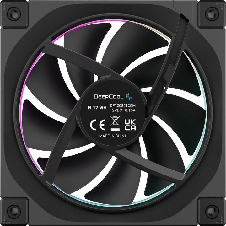 Produktbild Deepcool FL12 3in1 120x120x25 Black (120 mm, 3 x)